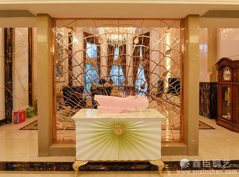 「鑫臣銅藝樓梯《鬱金香》案例分享（二十三）」圖片