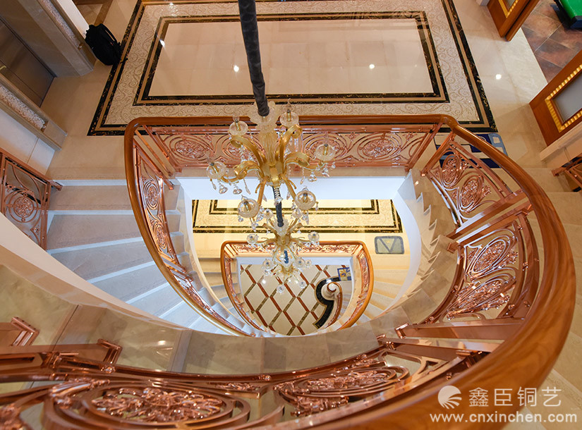 「鑫臣銅藝樓梯《鬱金香》案例分享（二十三）」圖片